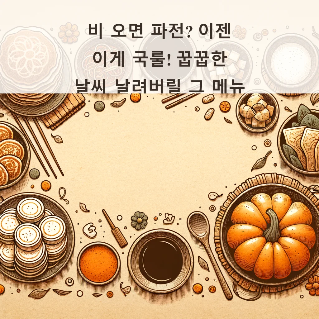  비 오면 파전? 이젠 이게 국룰! 꿉꿉한 날씨 날려버릴 그 메뉴 3대장 Thumbnail